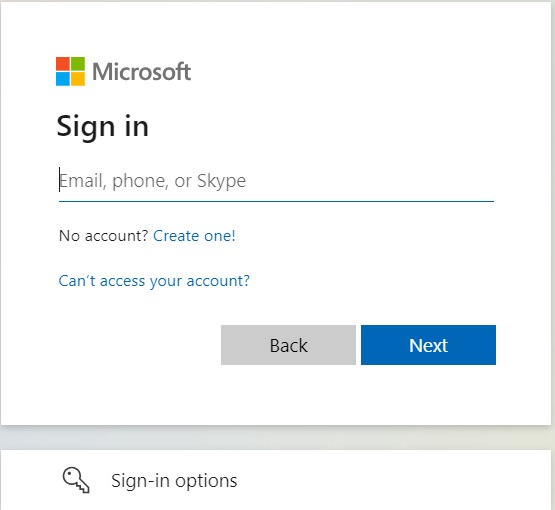 Sign in to sharePoint